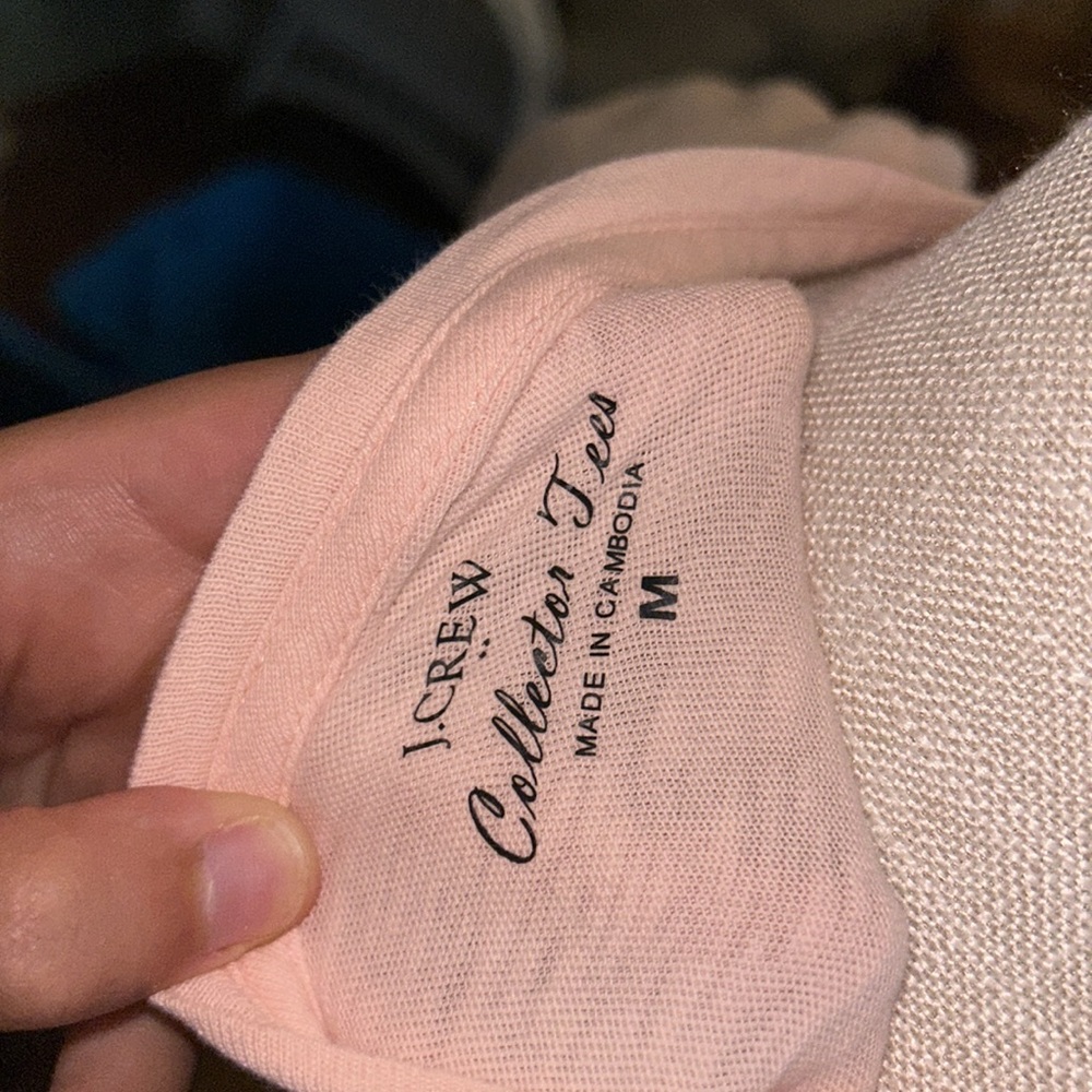 J Crew Collector Tee Frenchie Puppy Globe Pink - Picture 5 of 5